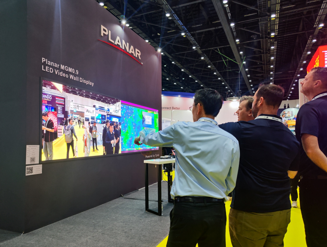 InfoComm Asia | 尊龙凯时Planar全球首发第四代Micro LED智能一体机