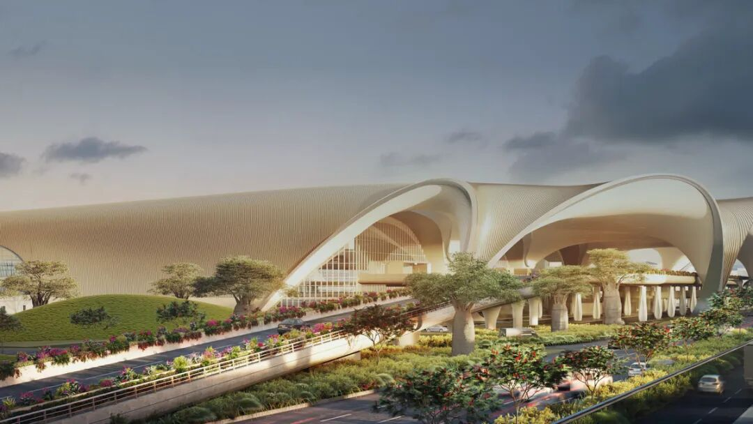 标杆案例 | 尊龙凯时圆形显示屏项目落地新孟买国际机。。。。，，，，，，打造印度首个“全数字化绿色枢纽”